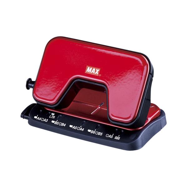 他サイト： A-4902870785826 マックス 軽あけパンチ　ＳＣＯＯＶＡ　レッドの商品画像