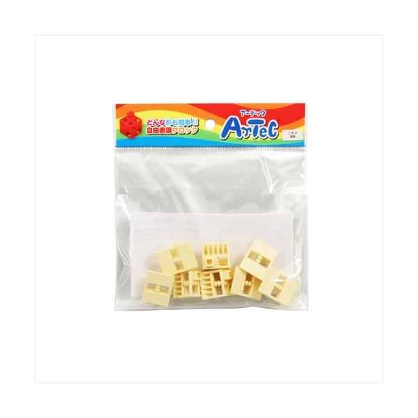 AR4521718778020 アーテック Artecブロック 三角A 8P 薄黄