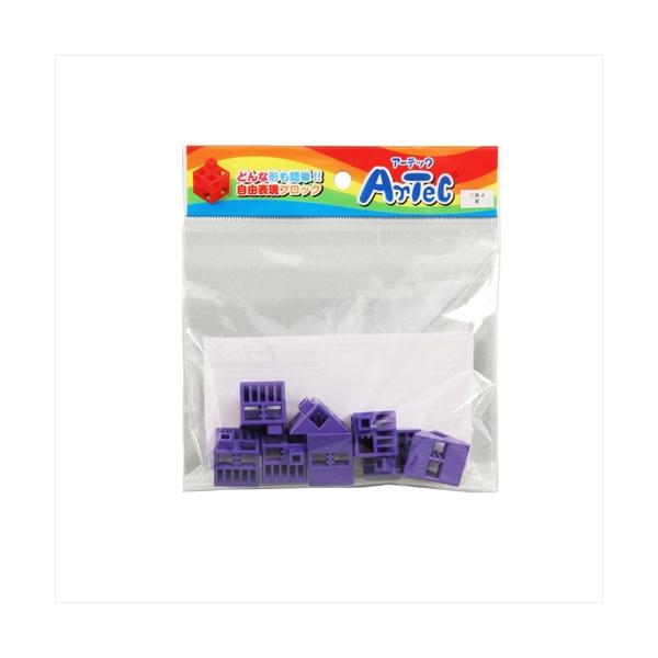 AR4521718778082 アーテック Artecブロック 三角A 8P 紫