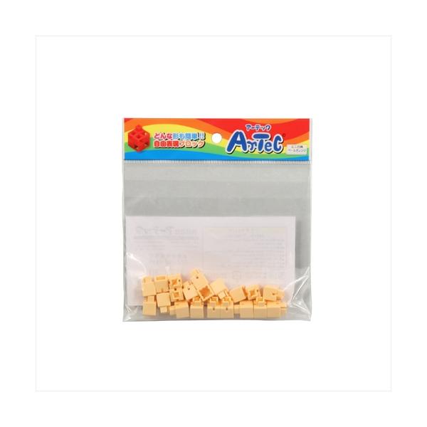 AR4521718778273 アーテック Artecブロック ミニ四角 20P ペールオレンジ