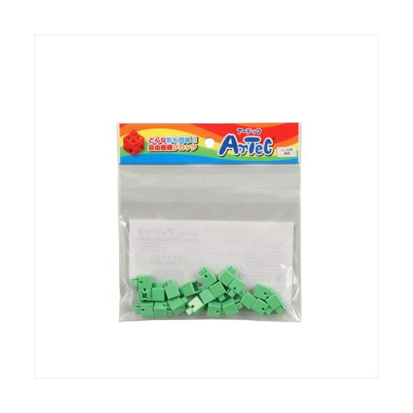 AR4521718778303 アーテック Artecブロック ミニ四角 20P 黄緑