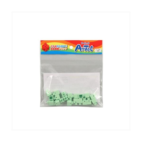 AR4521718778310 アーテック Artecブロック ミニ四角 20P 薄緑