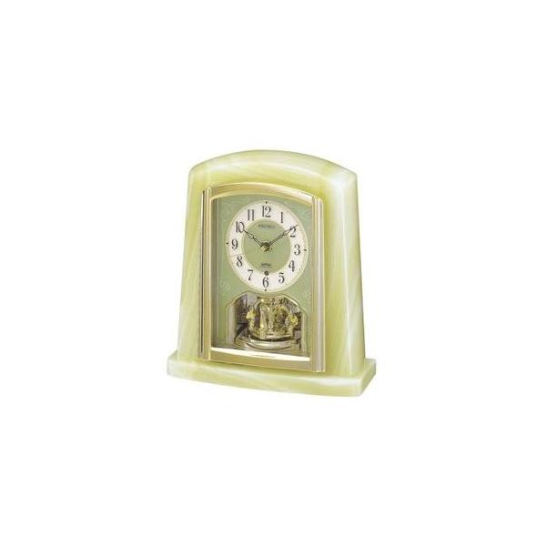 SEIKO セイコー【SEIKO】電波置き時計オニキス枠 BY223M