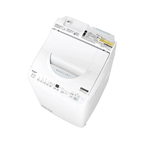 SHARP ES-TX6J-W シャープ タテ型洗濯乾燥機 ホワイト系 洗濯6.5