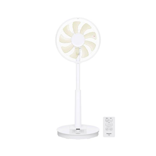 Panasonic 扇風機 F-C339B-W なめらか気流9枚羽根 Panasonic（パナソニック） F-C339B-W リモコン付き 30cm DC リビング