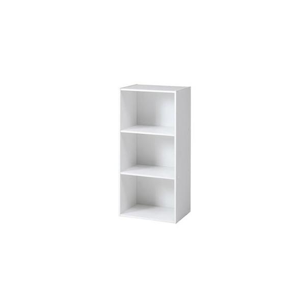 他サイト： FUJI-93501 不二貿易 カラーボックス 3段 （ホワイト）の商品画像