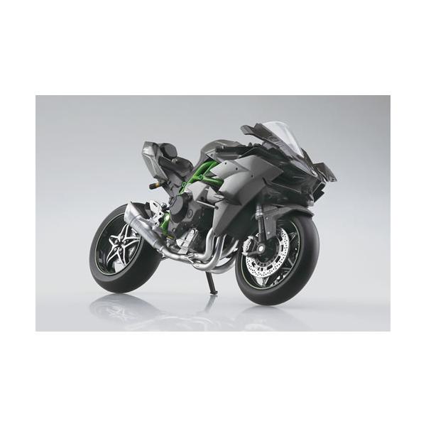 H-4905083111246 アオシマ 完成品バイク 1／12 KAWASAKI Ninja H2R 19