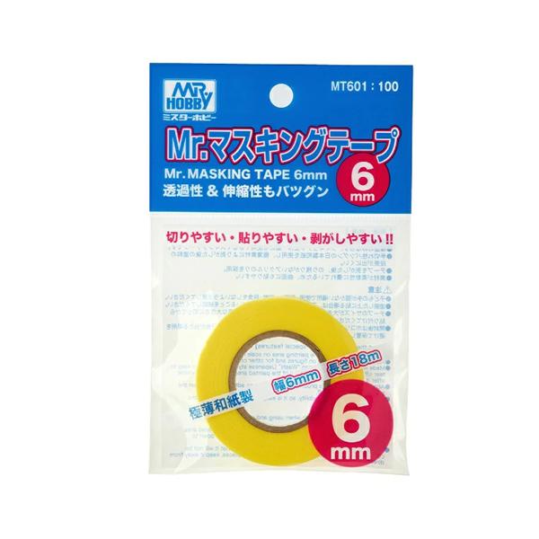 H-4973028929393 GSIクレオス GSI Creos Mr.マスキングテープ 幅6mm 長さ18m MT601