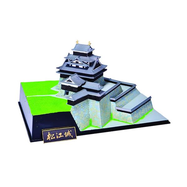 H-4975406100530 童友社 1／500 日本の名城プラモデル ジョイジョイコレクション 国宝 松江城