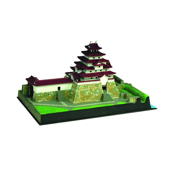 H-4975406100547 童友社 1／460 日本の名城プラモデル ジョイジョイコレクション 赤瓦鶴ヶ城