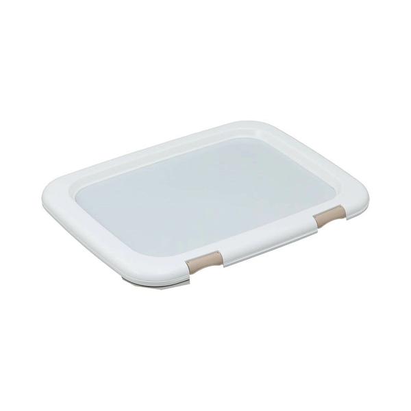 他サイト： I-4967576378086 アイリスオーヤマ フチもれしにくいペットトレー ワイド ホワイト FMT-635 トイレトレーの商品画像
