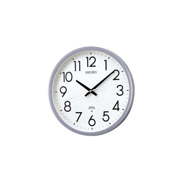 【新品未使用】SEIKO 電波掛時計 KS265S SEIKO（セイコー） セイコー【SEIKO】電波掛時計 銀色プラスチック枠