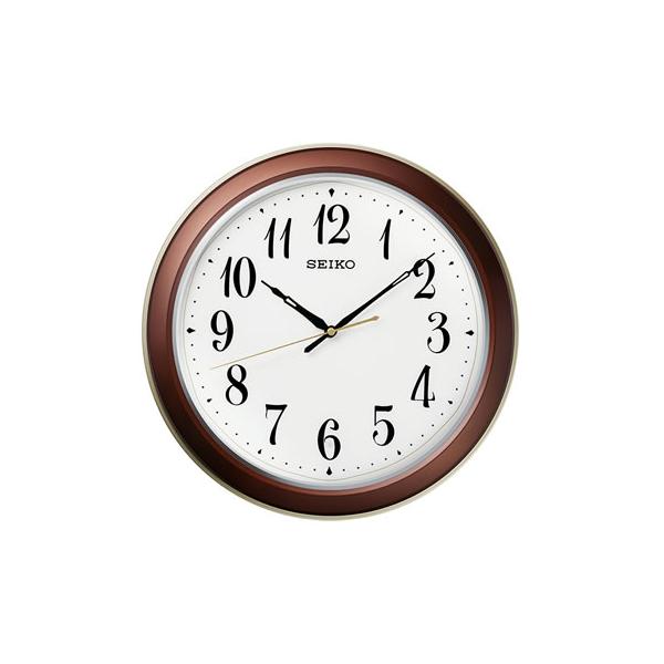 【新品】セイコー 掛け時計 KX261B (茶メタリック塗装) SEIKO（セイコー） KX261B 掛時計 茶メタリック 夜でも見える : 日本橋