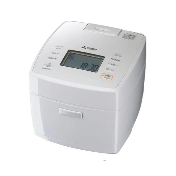 炭炊釜 NJ-VS10G-W 三菱 5.5合炊き IHジャー炊飯器 月白（げっぱく