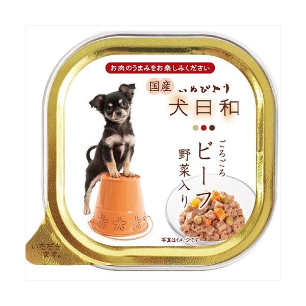 P-4532066007298 わんわん 犬日和 ごろごろビーフ 野菜入り 100g