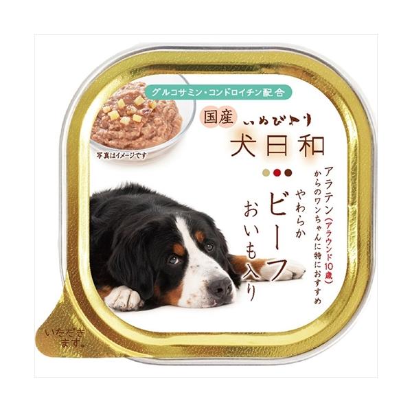 P-4532066007311 わんわん 犬日和 やわらかビーフ おいも入り (アラウンド10歳) 100g