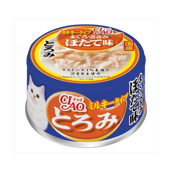 P-4901133062360 いなばペットフード CIAO とろみミルキータイプ まぐろ・ささみ ほたて味 80g