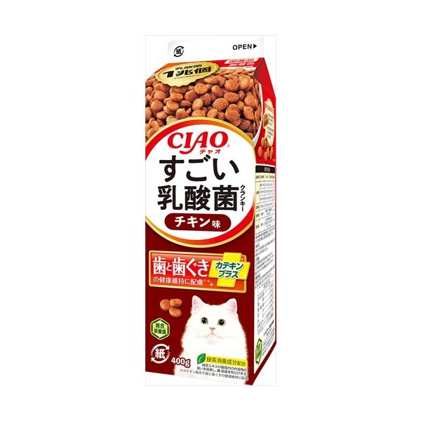 他サイト： P-4901133735349 いなばペットフード  乳酸菌クランキー牛乳Ｐチキン味４００ｇの商品画像