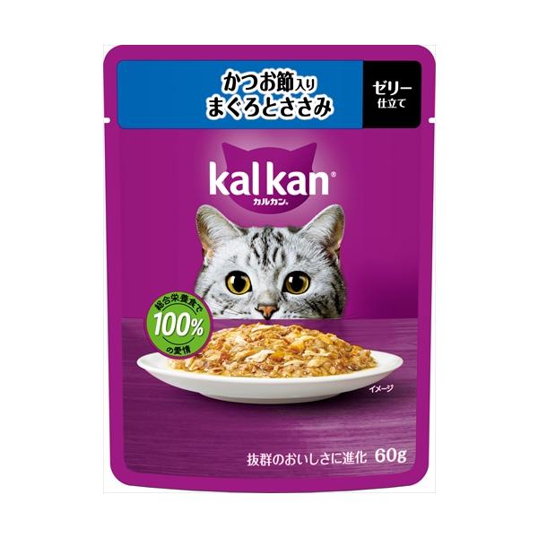 P-4902397872931 マースジャパンリミテッド カルカン パウチ かつお節入りまぐろとささみ 60g