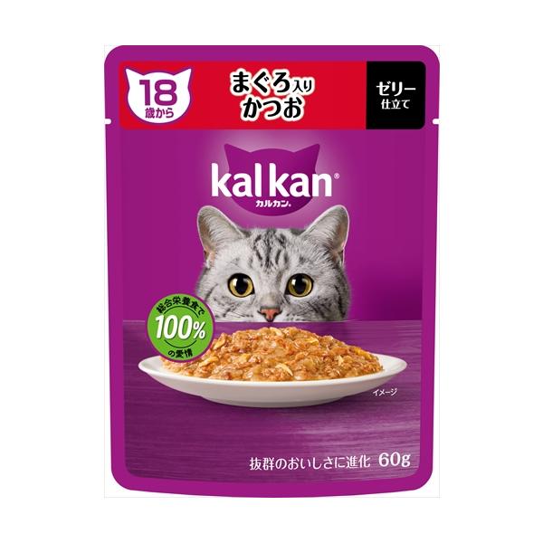 P-4902397873228 マースジャパンリミテッド カルカン パウチ 18歳から まぐろ入りかつお 60g