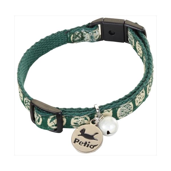 他サイト： P-4903588559907 ペティオ  ペティオ　猫小町カラー　猫紋緑の商品画像