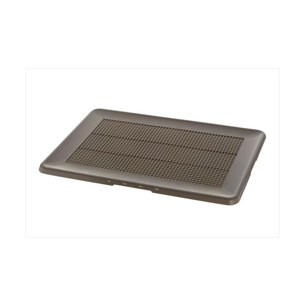 他サイト： P-4945680561464 リッチェル  お掃除簡単フラットトレー　ワイド茶の商品画像