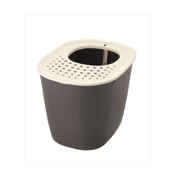 他サイト： P-4945680566155 リッチェル  ラプレ　砂取りネコトイレグレーの商品画像