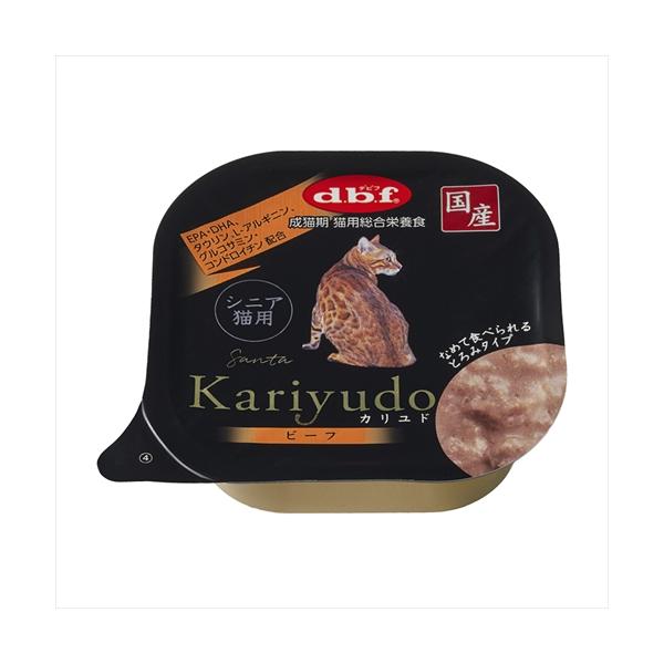 P-4970501034193 デビフペット Kariyudo(カリユド) シニア猫用 ビーフ 95g
