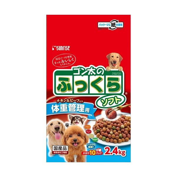 他サイト： P-4973321940804 マルカン サンライズ事業部  ゴン太のふっくらソフト体重管理２．４ｋｇの商品画像