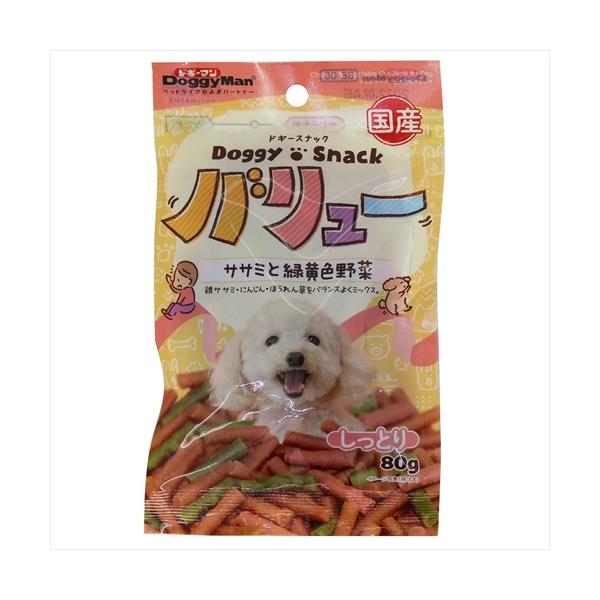 P-4976555815979 ドギーマン ドギースナックバリュー ササミと緑黄色野菜 80g