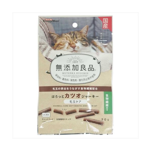 P-4976555826470 ドギーマン 無添加良品 ほろっとカツオジャーキー 毛玉ケア 30g