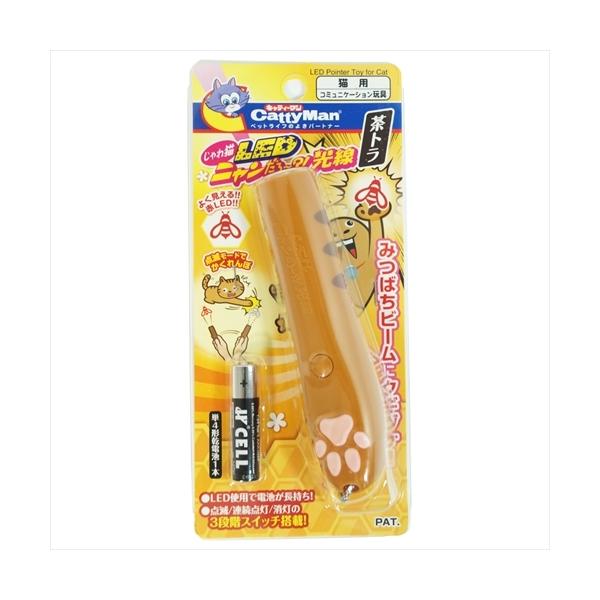 他サイト： P-4976555845174 ドギーマン  じゃれ猫　ＬＥＤニャンだろー？！光線　茶トラの商品画像