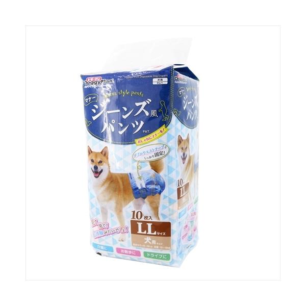 他サイト： P-4976555850673 ドギーマン  ジーンズ風パンツ　ＬＬ　１０枚の商品画像