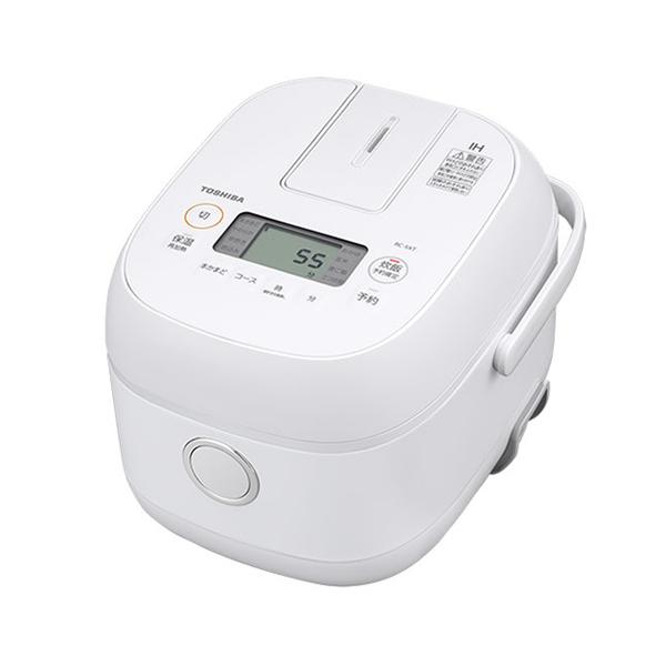 SALE❣️24日迄〖新品・未開封〗TOSHIBA RC-5XT-W 3合 TOSHIBA（東芝） RC-5XT-W 3合 IH炊飯ジャー ホワイト : 日本橋CHACHA