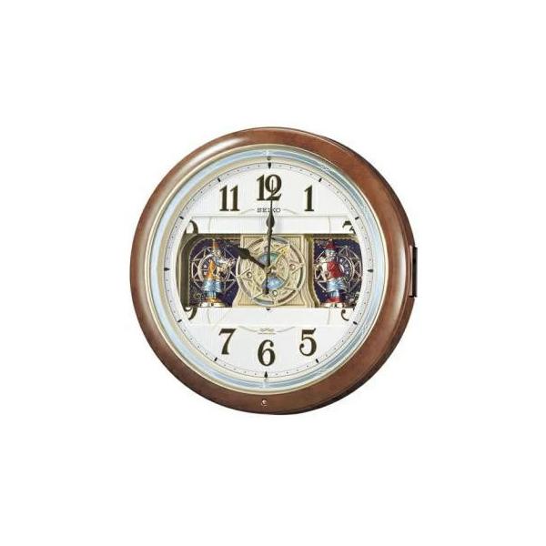 SEIKO セイコー 電波からくり掛け時計 ウェーブシンフォニー RE559H
