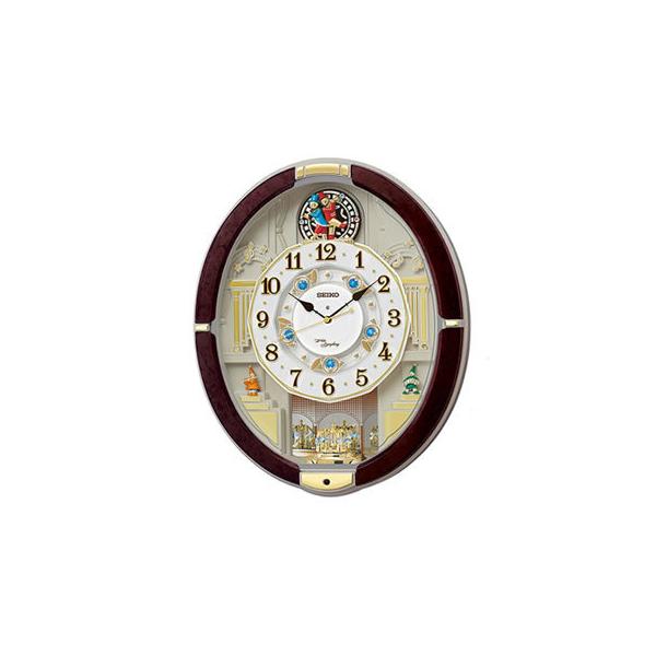 セイコー掛け時計　電波クロック　セイコーRE581B SEIKO（セイコー） RE581B 電波からくり掛け時計 ウェーブシンフォニー