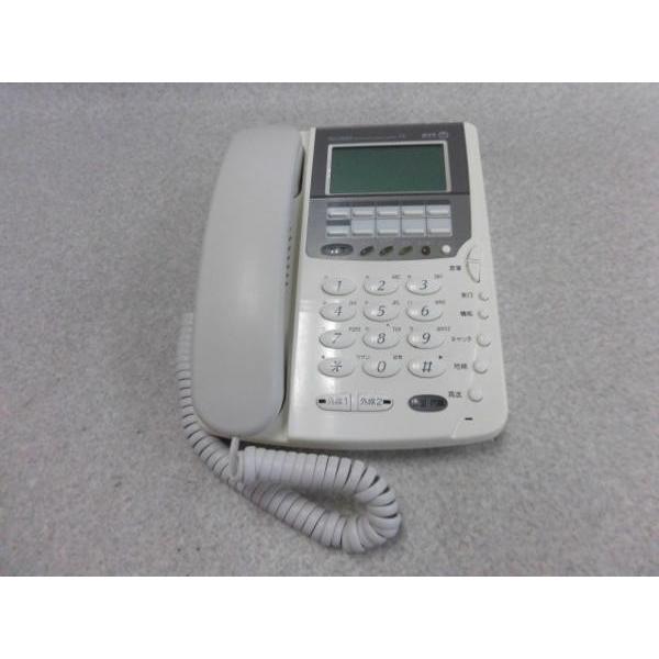 NTT 【中古】FX-RPTEL(A)(1)(W) αFX レカム アナログ留守番停電電話機  