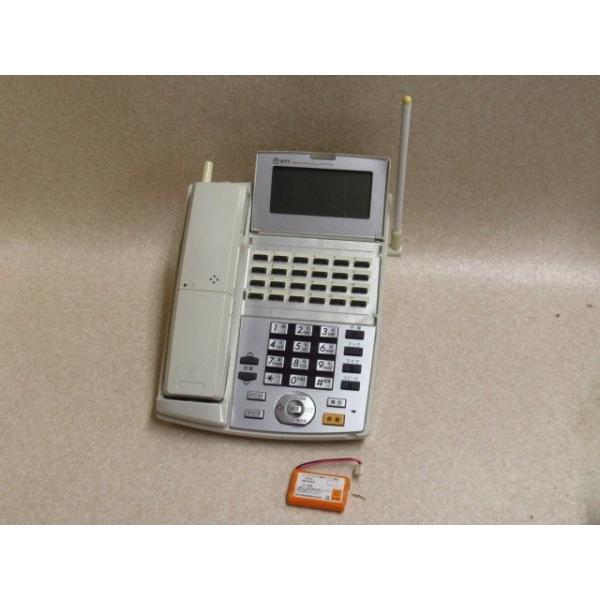 【中古】【日焼け】NX-(24)CCLSTEL-(2)(W) NTT αNX 24ボタンカールコードレス電話機 【ビジネスホン 業務用 電話機 本体】