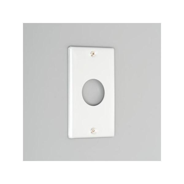 アメリカン電機 8071A コンセント用プレート 新金属製 1ヶ用ボックス用