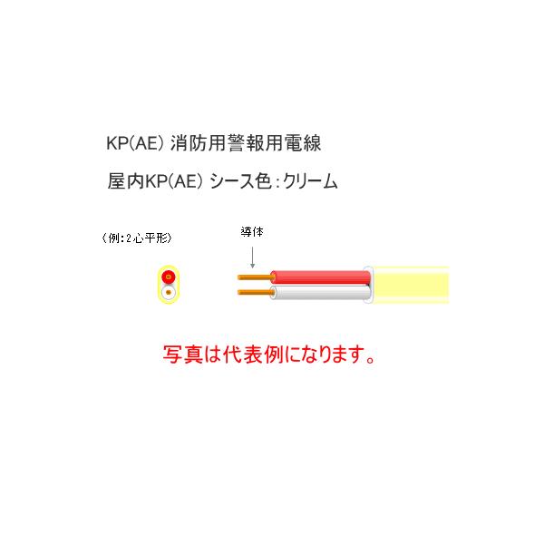 ◇冨士電線 屋内 AE0.9mm×4C 【丸型 200m】FA 消防用警報用電線 : エヌ