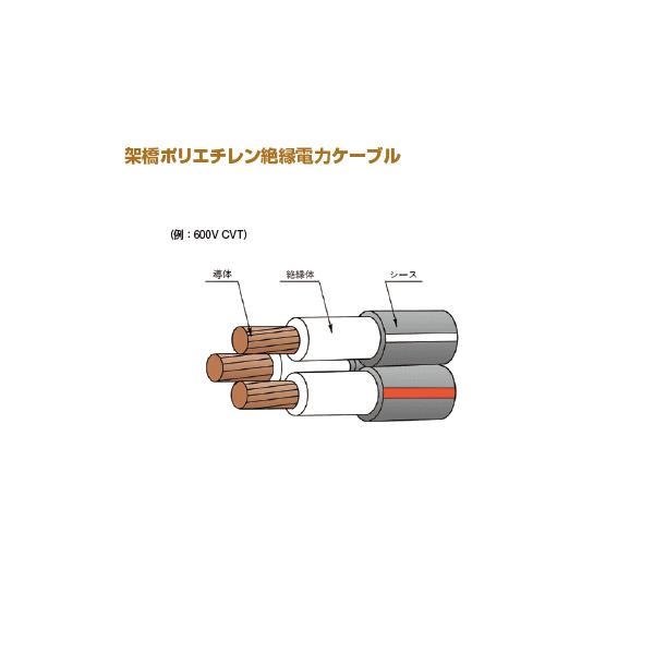 SFCC(古河) CVT14SQ×3芯 【1m単位】※最大50mまで 600V 架橋 SFCC(古河) CVT14SQ×3芯 【1m単位】※最大50mまで 600V 架橋
