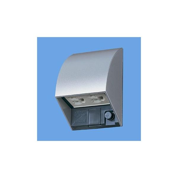 □パナ スマートデザイン 接地防水ダブルコンセント WK4602SK ホワイトシルバー