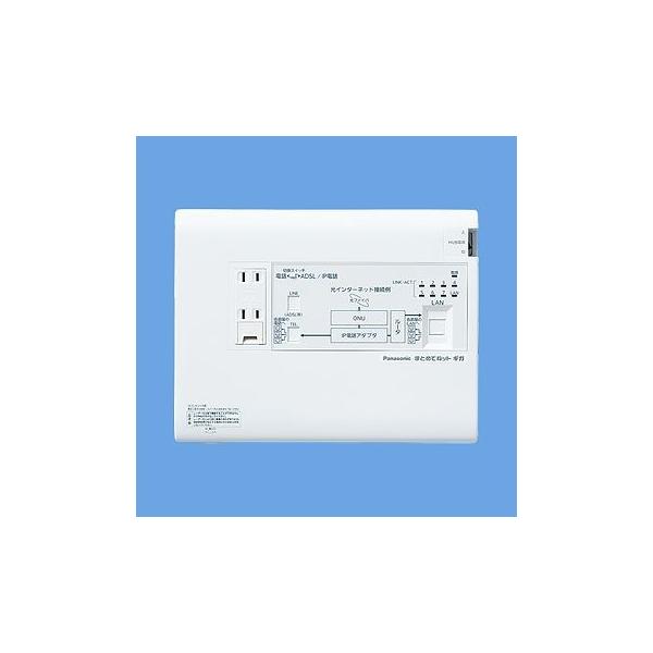 パナソニック　WTJ5545 　宅配LANパネル　 まとめてネット　ギガ Panasonic（パナソニック） パナ 宅内LANパネル まとめてねット ギガ