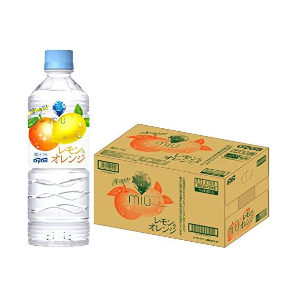 他サイト： ダイドー ミウ レモン&amp;オレンジ 550ml×24本 ペットボトルの商品画像