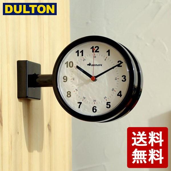 DULTON ダブルフェイスクロック 170D ブラック S624-659BK 両面 DULTON ダブルフェイスクロック 170D ブラック S624-659BK 両面