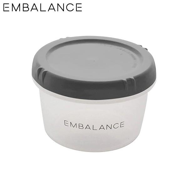 EMBALANCE ROUND CONTAINER（エンバランスラウンドコンテナ） グレー S（250ml） 【エンバランス】