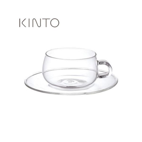 KINTO UNITEA カップ & ソーサー ガラス 8330 キントー ユニティ 