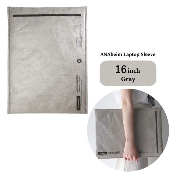 アナハイム ラップトップ スリーブ 16インチ Anaheim Laptop Sleeve 16inch Gray グレー パソコンケース PCケース Macbook Air タイペック素材