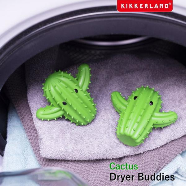ドライヤーボール 2個1セット 乾燥機 衣類 柔軟剤 不要 キッカーランド カクタス ドライヤー バディーズ KIKKERLAND Cactus Dryer Buddies