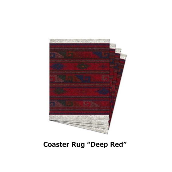 R[X^[O Coaster Rug Deep Red R[X^[ 4Zbg  ԕr ֑} ~